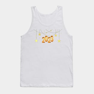 2023 Golden Stars - Happy New Year Tank Top